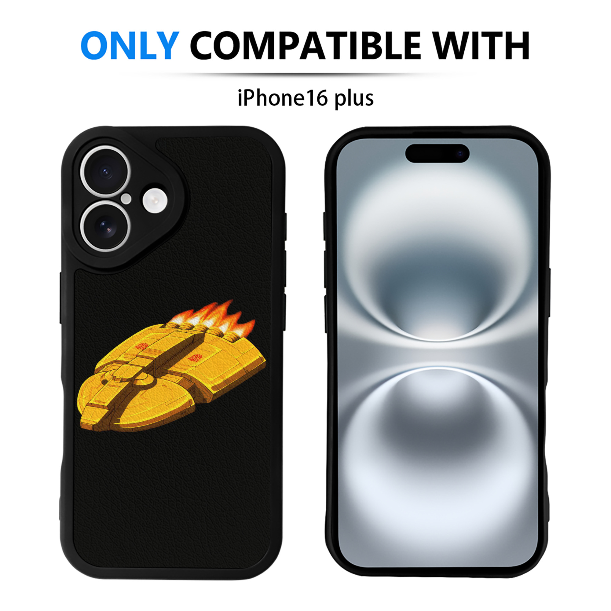 （画像用）  【iPhone 16シリーズ対応】シリコンスマホケース（レザー調） 材質：シリコン